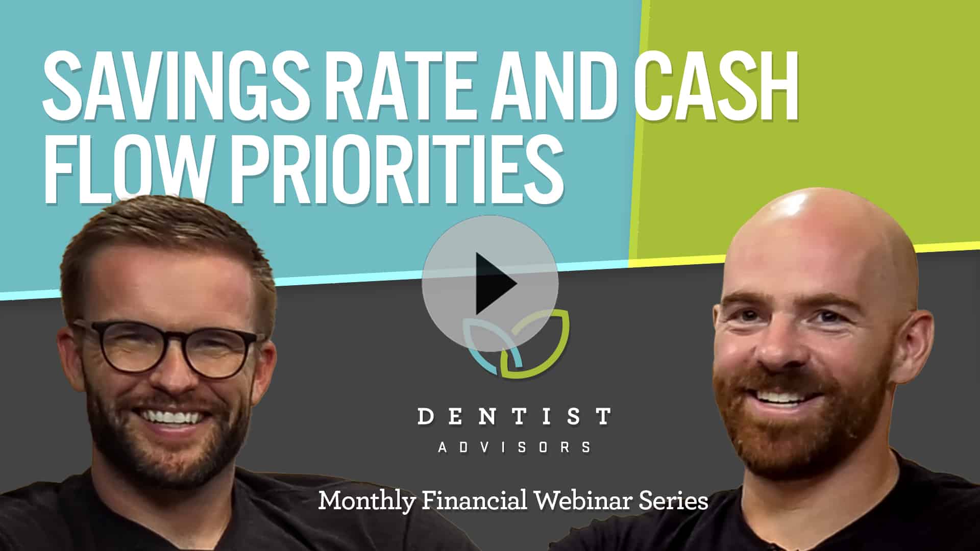 savings rate and cash flow